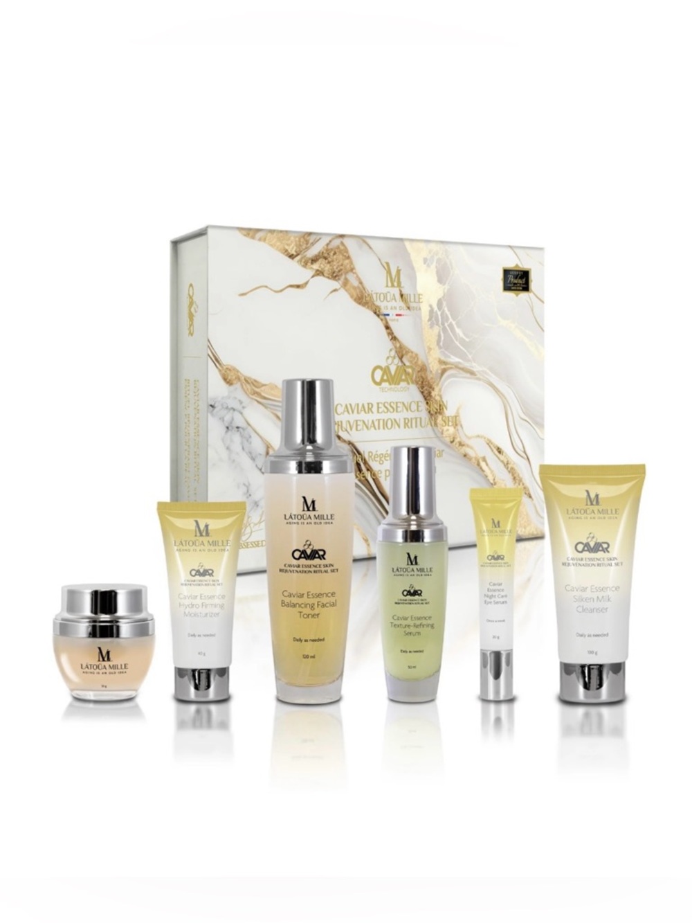 Latoua Mille Caviar Essence Skin Rejuvenation Ritual Set New & Sealed Box 💯Auth!